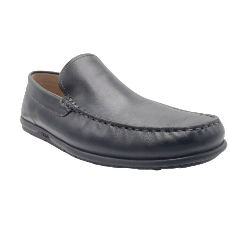 ECCO Men's Classic Moc 2.0 Slip on Driving Style Loafer Leather Black Size 11